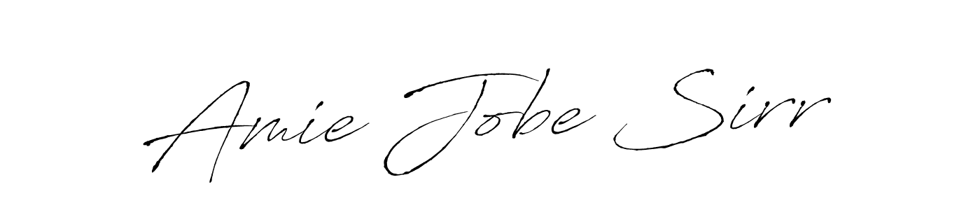 How to make Amie Jobe Sirr signature? Antro_Vectra is a professional autograph style. Create handwritten signature for Amie Jobe Sirr name. Amie Jobe Sirr signature style 6 images and pictures png