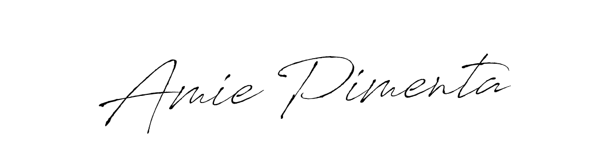 Similarly Antro_Vectra is the best handwritten signature design. Signature creator online .You can use it as an online autograph creator for name Amie Pimenta. Amie Pimenta signature style 6 images and pictures png