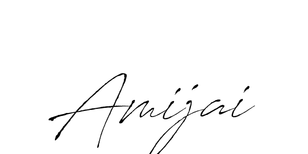 Design your own signature with our free online signature maker. With this signature software, you can create a handwritten (Antro_Vectra) signature for name Amijai. Amijai signature style 6 images and pictures png