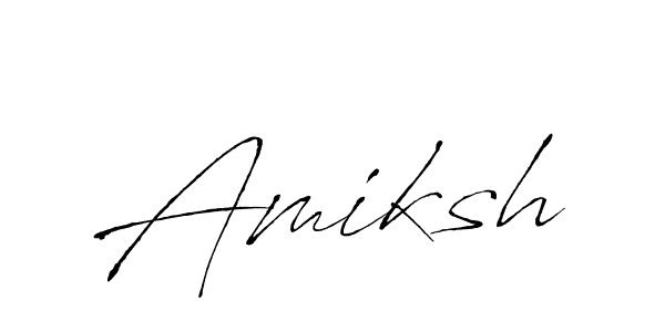 Design your own signature with our free online signature maker. With this signature software, you can create a handwritten (Antro_Vectra) signature for name Amiksh. Amiksh signature style 6 images and pictures png