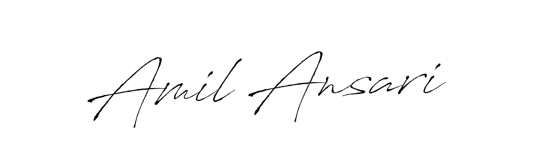 Use a signature maker to create a handwritten signature online. With this signature software, you can design (Antro_Vectra) your own signature for name Amil Ansari. Amil Ansari signature style 6 images and pictures png