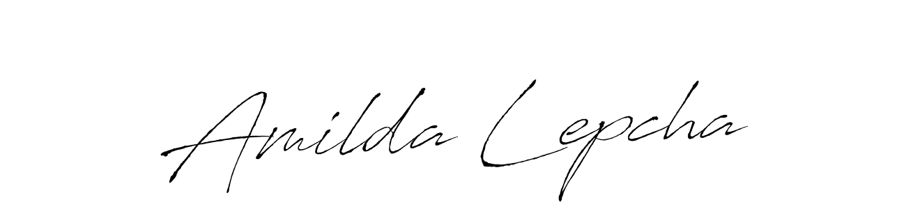 Make a short Amilda Lepcha signature style. Manage your documents anywhere anytime using Antro_Vectra. Create and add eSignatures, submit forms, share and send files easily. Amilda Lepcha signature style 6 images and pictures png