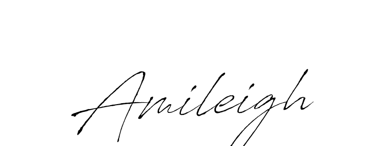 Make a beautiful signature design for name Amileigh. With this signature (Antro_Vectra) style, you can create a handwritten signature for free. Amileigh signature style 6 images and pictures png