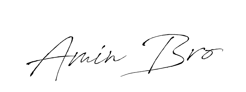 Create a beautiful signature design for name Amin Bro. With this signature (Antro_Vectra) fonts, you can make a handwritten signature for free. Amin Bro signature style 6 images and pictures png
