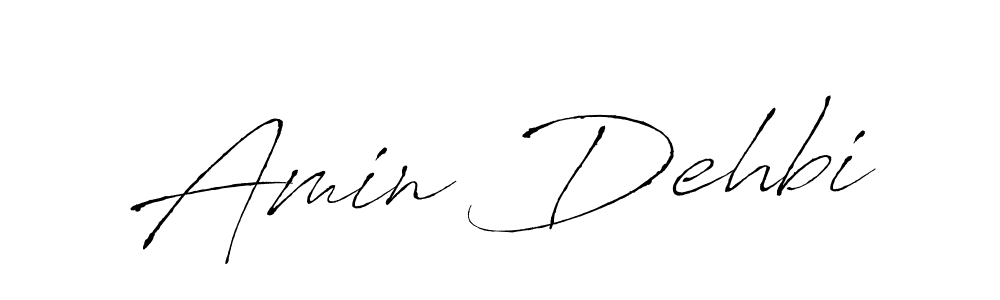 Create a beautiful signature design for name Amin Dehbi. With this signature (Antro_Vectra) fonts, you can make a handwritten signature for free. Amin Dehbi signature style 6 images and pictures png