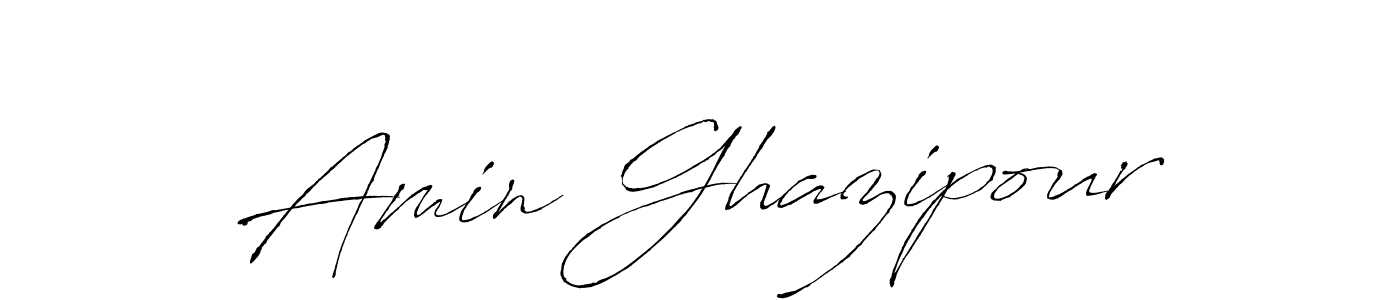 Design your own signature with our free online signature maker. With this signature software, you can create a handwritten (Antro_Vectra) signature for name Amin Ghazipour. Amin Ghazipour signature style 6 images and pictures png