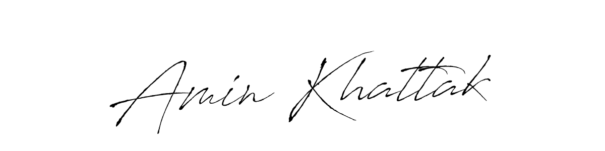 Use a signature maker to create a handwritten signature online. With this signature software, you can design (Antro_Vectra) your own signature for name Amin Khattak. Amin Khattak signature style 6 images and pictures png