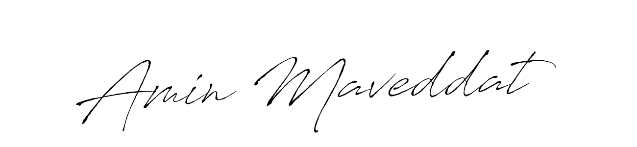 Amin Maveddat stylish signature style. Best Handwritten Sign (Antro_Vectra) for my name. Handwritten Signature Collection Ideas for my name Amin Maveddat. Amin Maveddat signature style 6 images and pictures png