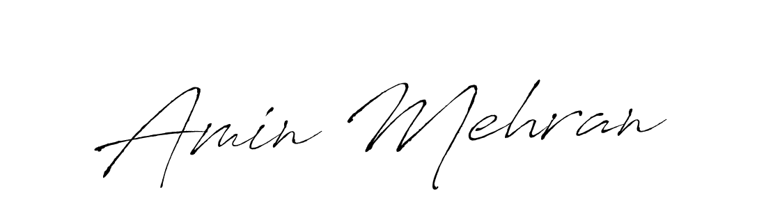 Also we have Amin Mehran name is the best signature style. Create professional handwritten signature collection using Antro_Vectra autograph style. Amin Mehran signature style 6 images and pictures png