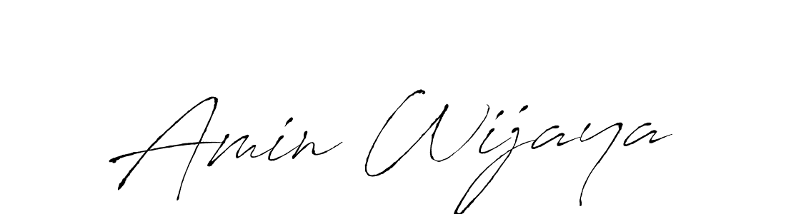 It looks lik you need a new signature style for name Amin Wijaya. Design unique handwritten (Antro_Vectra) signature with our free signature maker in just a few clicks. Amin Wijaya signature style 6 images and pictures png