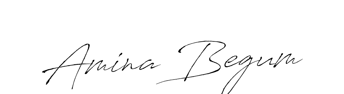 How to make Amina Begum name signature. Use Antro_Vectra style for creating short signs online. This is the latest handwritten sign. Amina Begum signature style 6 images and pictures png