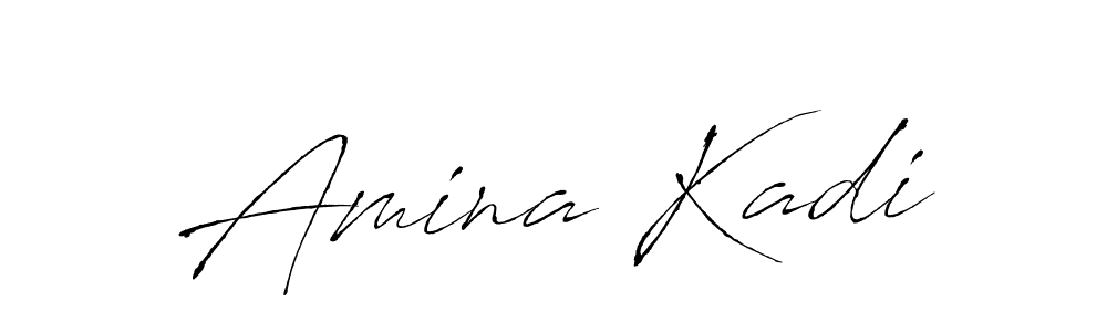 Also we have Amina Kadi name is the best signature style. Create professional handwritten signature collection using Antro_Vectra autograph style. Amina Kadi signature style 6 images and pictures png