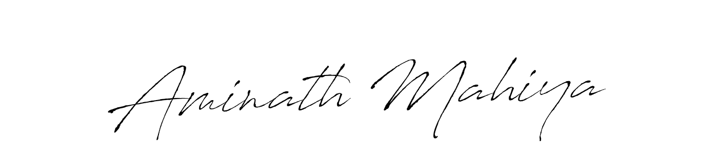 How to make Aminath Mahiya name signature. Use Antro_Vectra style for creating short signs online. This is the latest handwritten sign. Aminath Mahiya signature style 6 images and pictures png