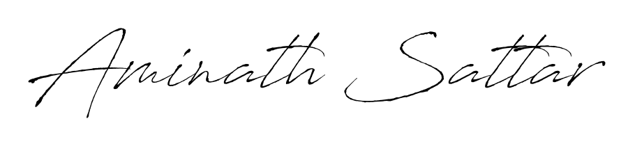 Make a beautiful signature design for name Aminath Sattar. With this signature (Antro_Vectra) style, you can create a handwritten signature for free. Aminath Sattar signature style 6 images and pictures png