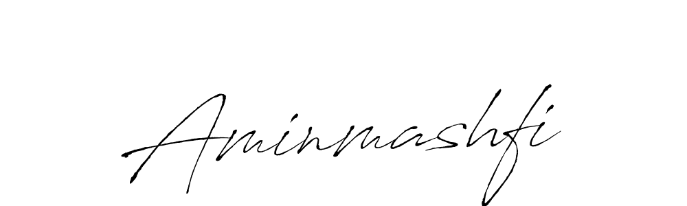 Make a beautiful signature design for name Aminmashfi. With this signature (Antro_Vectra) style, you can create a handwritten signature for free. Aminmashfi signature style 6 images and pictures png