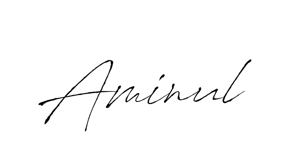 Create a beautiful signature design for name Aminul. With this signature (Antro_Vectra) fonts, you can make a handwritten signature for free. Aminul signature style 6 images and pictures png