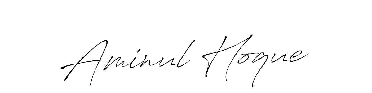 Also we have Aminul Hoque name is the best signature style. Create professional handwritten signature collection using Antro_Vectra autograph style. Aminul Hoque signature style 6 images and pictures png