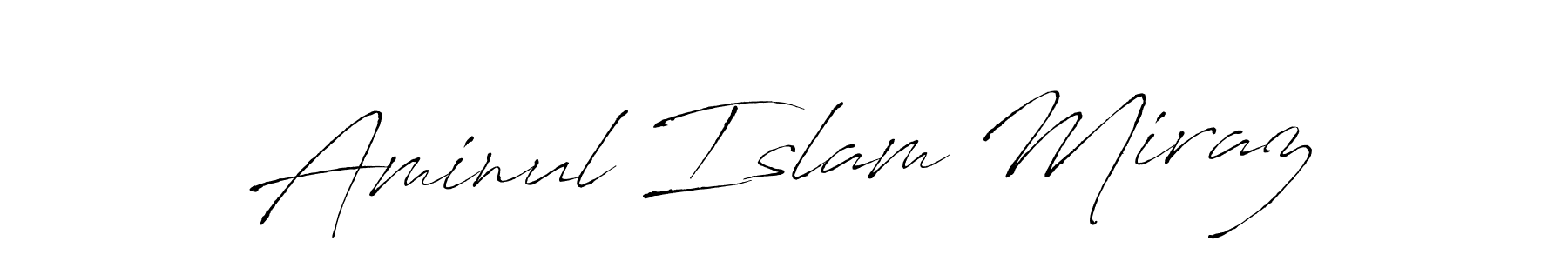 Also we have Aminul Islam Miraz name is the best signature style. Create professional handwritten signature collection using Antro_Vectra autograph style. Aminul Islam Miraz signature style 6 images and pictures png