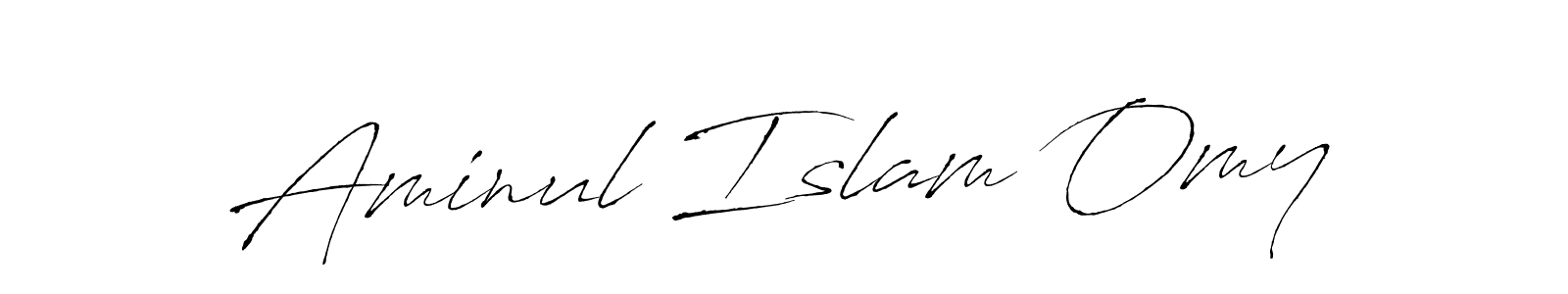Antro_Vectra is a professional signature style that is perfect for those who want to add a touch of class to their signature. It is also a great choice for those who want to make their signature more unique. Get Aminul Islam Omy name to fancy signature for free. Aminul Islam Omy signature style 6 images and pictures png