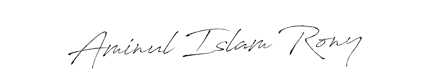 if you are searching for the best signature style for your name Aminul Islam Rony. so please give up your signature search. here we have designed multiple signature styles  using Antro_Vectra. Aminul Islam Rony signature style 6 images and pictures png