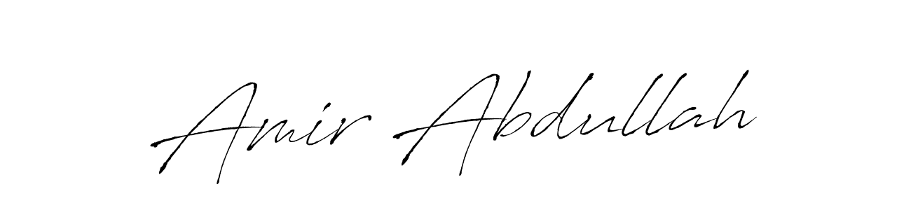 How to make Amir Abdullah signature? Antro_Vectra is a professional autograph style. Create handwritten signature for Amir Abdullah name. Amir Abdullah signature style 6 images and pictures png