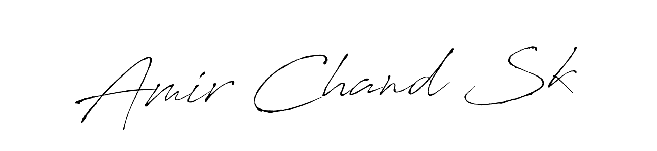 You should practise on your own different ways (Antro_Vectra) to write your name (Amir Chand Sk) in signature. don't let someone else do it for you. Amir Chand Sk signature style 6 images and pictures png