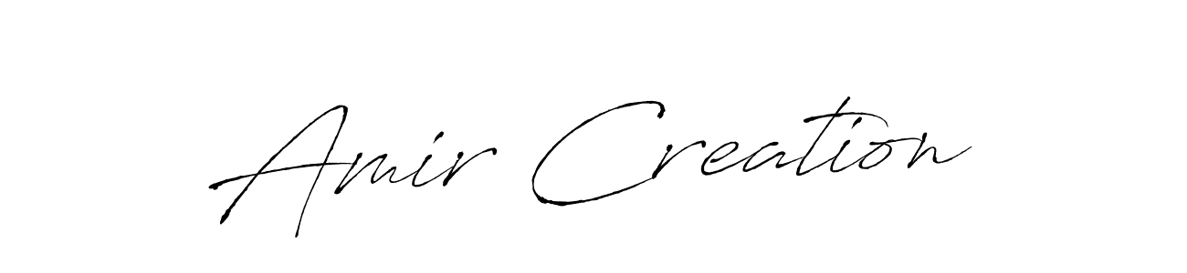 How to make Amir Creation signature? Antro_Vectra is a professional autograph style. Create handwritten signature for Amir Creation name. Amir Creation signature style 6 images and pictures png