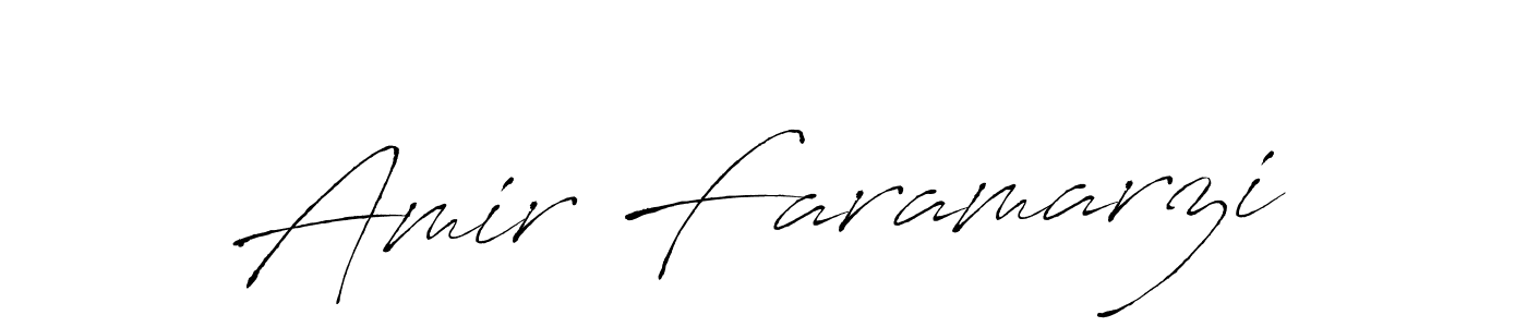 How to make Amir Faramarzi signature? Antro_Vectra is a professional autograph style. Create handwritten signature for Amir Faramarzi name. Amir Faramarzi signature style 6 images and pictures png