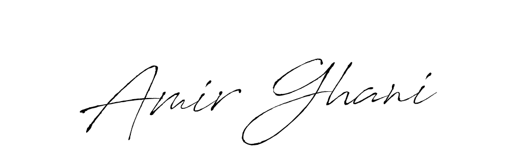 Antro_Vectra is a professional signature style that is perfect for those who want to add a touch of class to their signature. It is also a great choice for those who want to make their signature more unique. Get Amir Ghani name to fancy signature for free. Amir Ghani signature style 6 images and pictures png