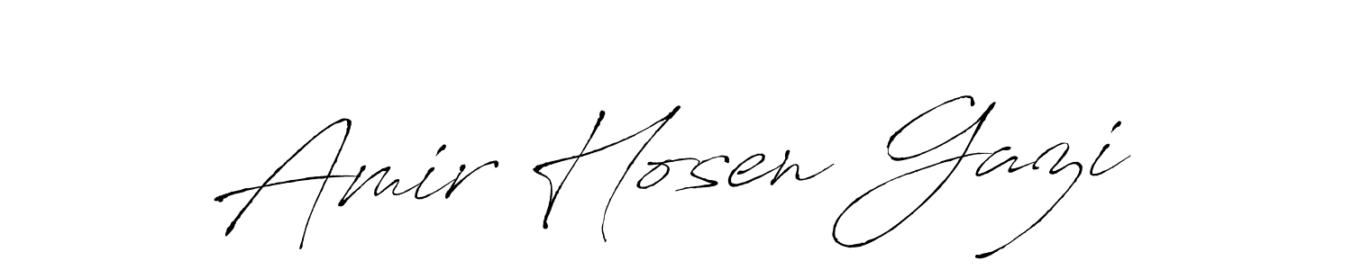 Also You can easily find your signature by using the search form. We will create Amir Hosen Gazi name handwritten signature images for you free of cost using Antro_Vectra sign style. Amir Hosen Gazi signature style 6 images and pictures png