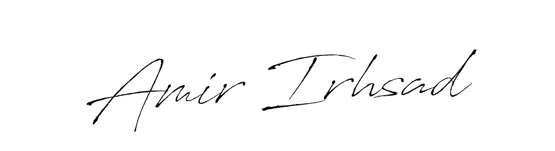 Also You can easily find your signature by using the search form. We will create Amir Irhsad name handwritten signature images for you free of cost using Antro_Vectra sign style. Amir Irhsad signature style 6 images and pictures png