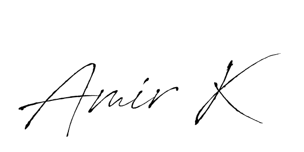 Make a beautiful signature design for name Amir K. Use this online signature maker to create a handwritten signature for free. Amir K signature style 6 images and pictures png