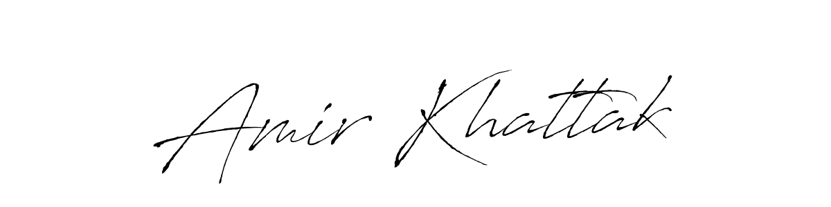 Use a signature maker to create a handwritten signature online. With this signature software, you can design (Antro_Vectra) your own signature for name Amir Khattak. Amir Khattak signature style 6 images and pictures png