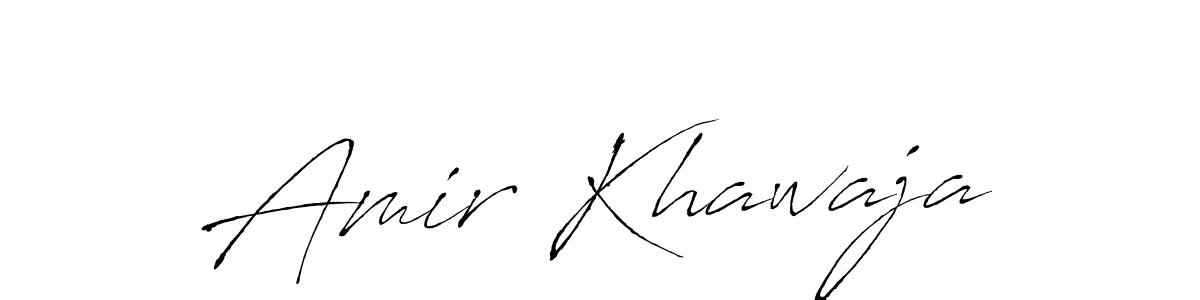 Also we have Amir Khawaja name is the best signature style. Create professional handwritten signature collection using Antro_Vectra autograph style. Amir Khawaja signature style 6 images and pictures png