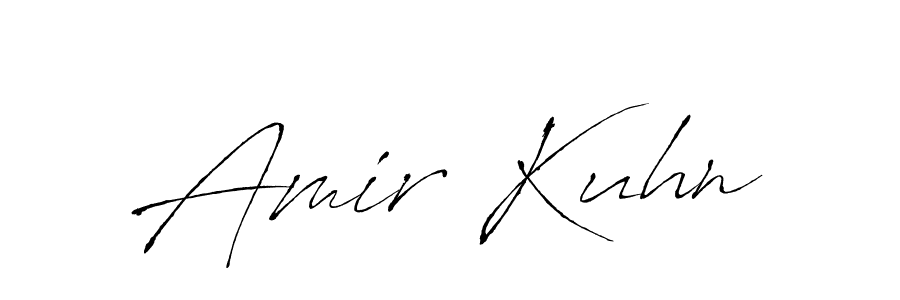 Amir Kuhn stylish signature style. Best Handwritten Sign (Antro_Vectra) for my name. Handwritten Signature Collection Ideas for my name Amir Kuhn. Amir Kuhn signature style 6 images and pictures png