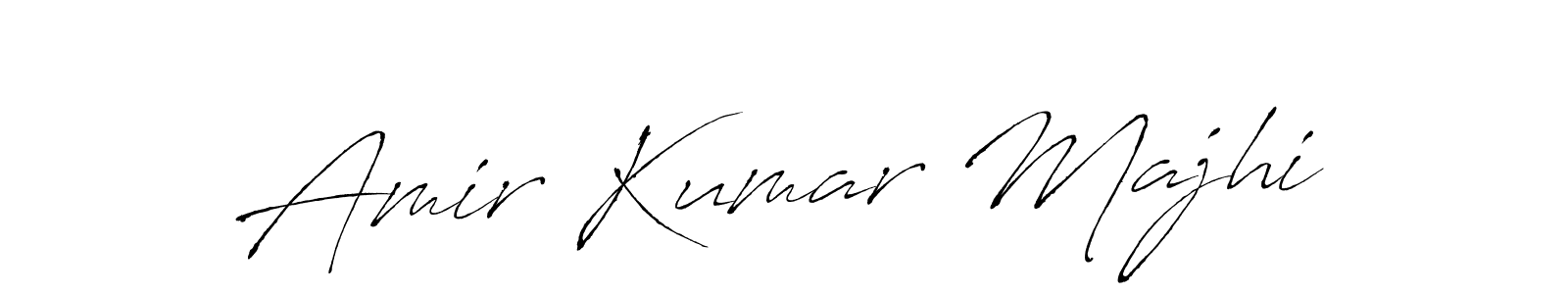 Make a beautiful signature design for name Amir Kumar Majhi. With this signature (Antro_Vectra) style, you can create a handwritten signature for free. Amir Kumar Majhi signature style 6 images and pictures png