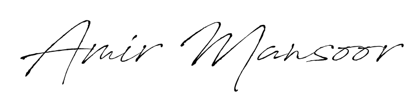 How to make Amir Mansoor signature? Antro_Vectra is a professional autograph style. Create handwritten signature for Amir Mansoor name. Amir Mansoor signature style 6 images and pictures png