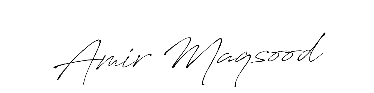 The best way (Antro_Vectra) to make a short signature is to pick only two or three words in your name. The name Amir Maqsood include a total of six letters. For converting this name. Amir Maqsood signature style 6 images and pictures png