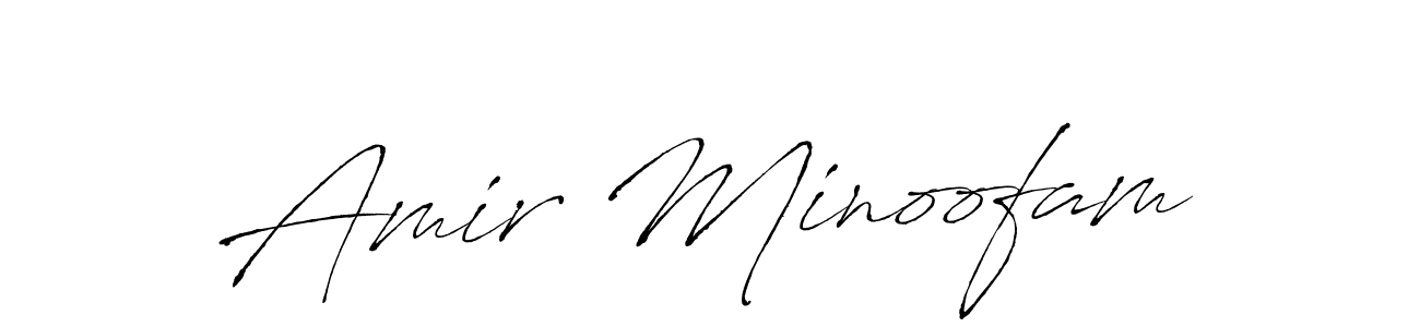 Make a short Amir Minoofam signature style. Manage your documents anywhere anytime using Antro_Vectra. Create and add eSignatures, submit forms, share and send files easily. Amir Minoofam signature style 6 images and pictures png