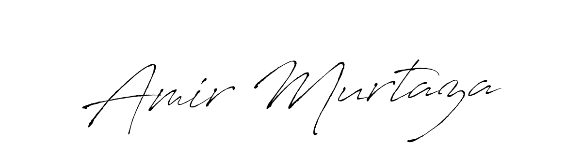 Amir Murtaza stylish signature style. Best Handwritten Sign (Antro_Vectra) for my name. Handwritten Signature Collection Ideas for my name Amir Murtaza. Amir Murtaza signature style 6 images and pictures png