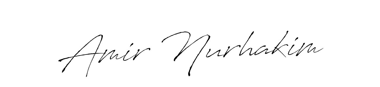 Also You can easily find your signature by using the search form. We will create Amir Nurhakim name handwritten signature images for you free of cost using Antro_Vectra sign style. Amir Nurhakim signature style 6 images and pictures png