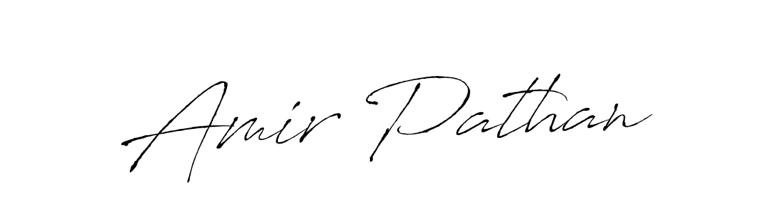 How to make Amir Pathan name signature. Use Antro_Vectra style for creating short signs online. This is the latest handwritten sign. Amir Pathan signature style 6 images and pictures png
