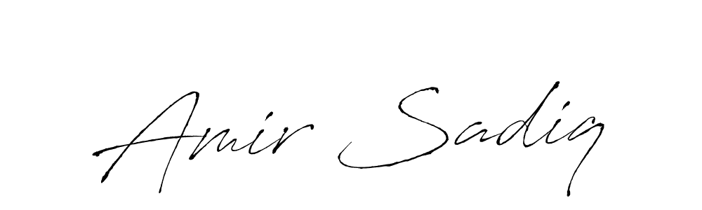 The best way (Antro_Vectra) to make a short signature is to pick only two or three words in your name. The name Amir Sadiq include a total of six letters. For converting this name. Amir Sadiq signature style 6 images and pictures png