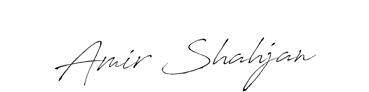 How to make Amir Shahjan signature? Antro_Vectra is a professional autograph style. Create handwritten signature for Amir Shahjan name. Amir Shahjan signature style 6 images and pictures png