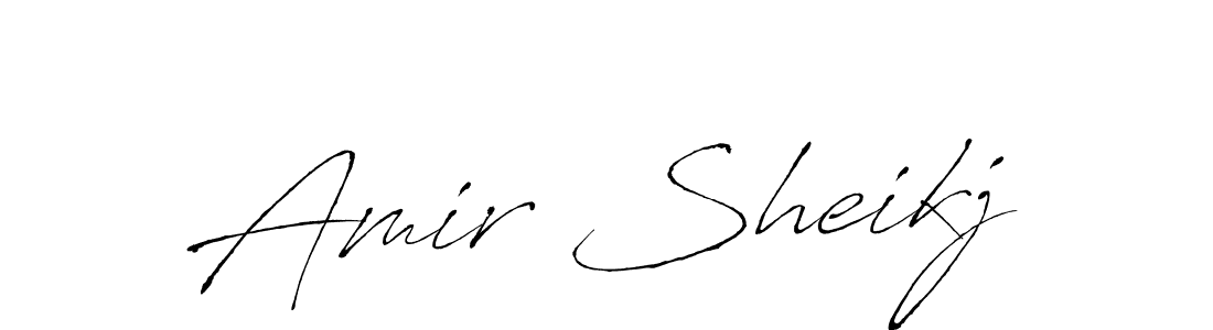 Antro_Vectra is a professional signature style that is perfect for those who want to add a touch of class to their signature. It is also a great choice for those who want to make their signature more unique. Get Amir Sheikj name to fancy signature for free. Amir Sheikj signature style 6 images and pictures png