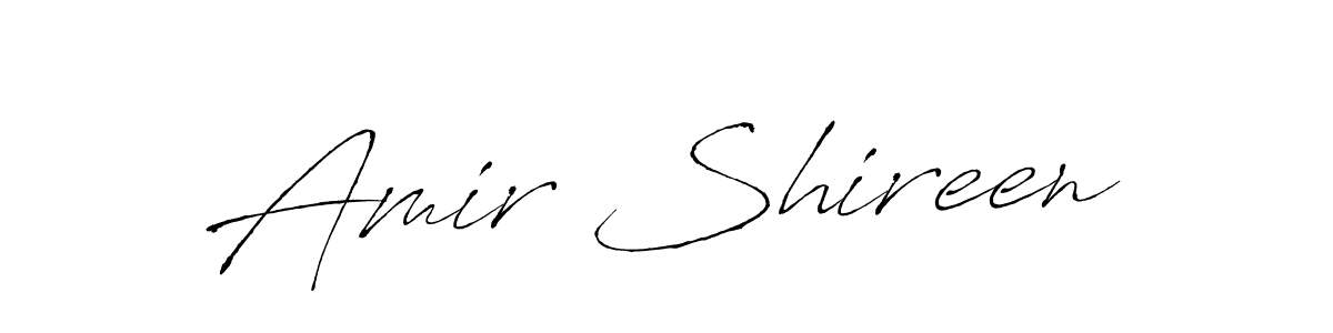 Also You can easily find your signature by using the search form. We will create Amir Shireen name handwritten signature images for you free of cost using Antro_Vectra sign style. Amir Shireen signature style 6 images and pictures png