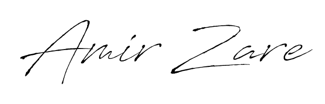 How to make Amir Zare signature? Antro_Vectra is a professional autograph style. Create handwritten signature for Amir Zare name. Amir Zare signature style 6 images and pictures png