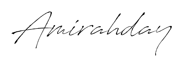 Make a beautiful signature design for name Amirahday. Use this online signature maker to create a handwritten signature for free. Amirahday signature style 6 images and pictures png