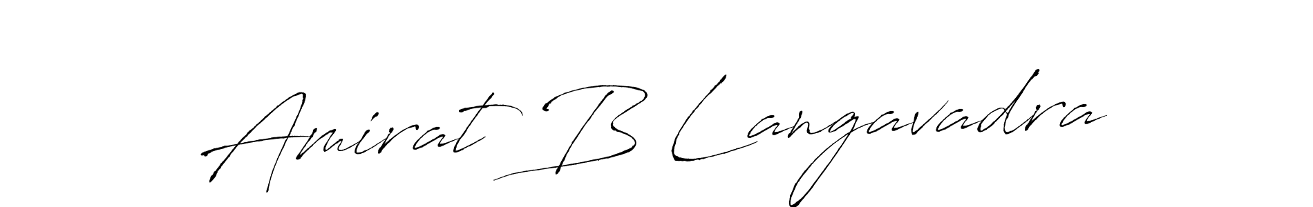 Use a signature maker to create a handwritten signature online. With this signature software, you can design (Antro_Vectra) your own signature for name Amirat B Langavadra. Amirat B Langavadra signature style 6 images and pictures png