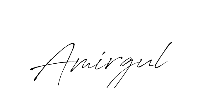 Make a beautiful signature design for name Amirgul. With this signature (Antro_Vectra) style, you can create a handwritten signature for free. Amirgul signature style 6 images and pictures png